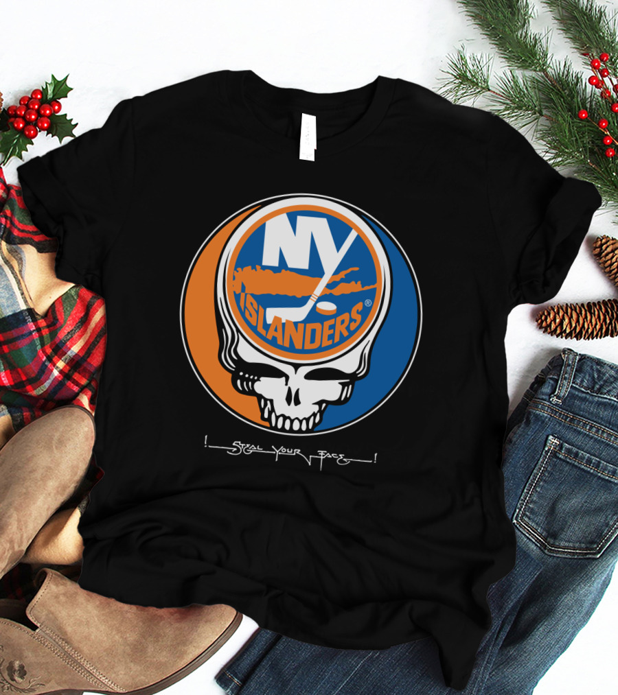 Grateful Dead NY Islanders Steal Your Face T-Shirt