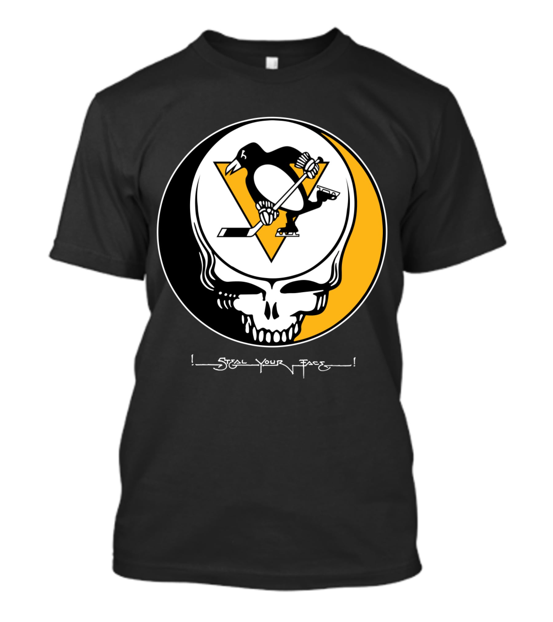 Steal Your Face Grateful Dead Pittsburgh Penguins T-Shirt