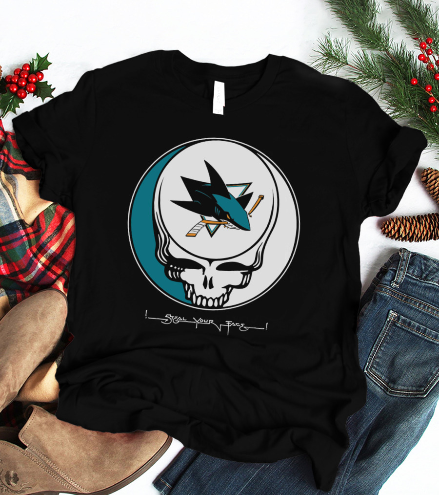 Grateful Dead Steal Your Face San Jose Sharks T-Shirt