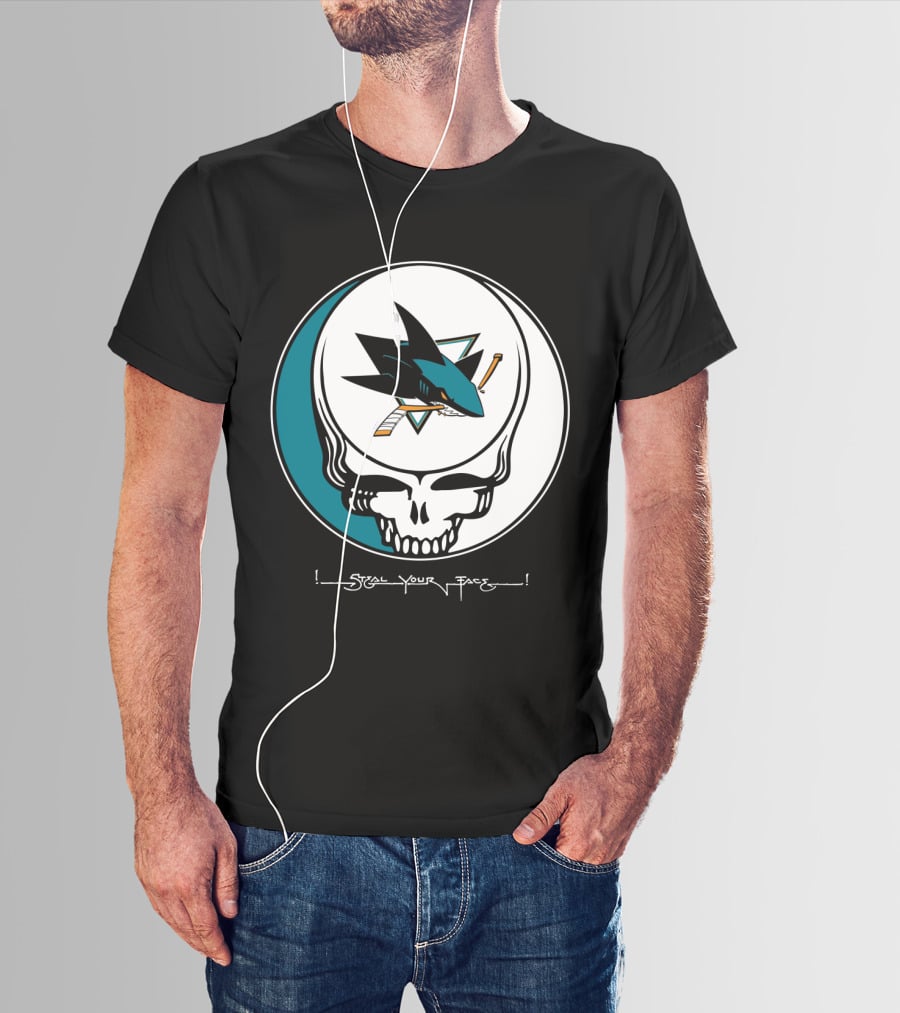 Grateful Dead Steal Your Face San Jose Sharks T-Shirt