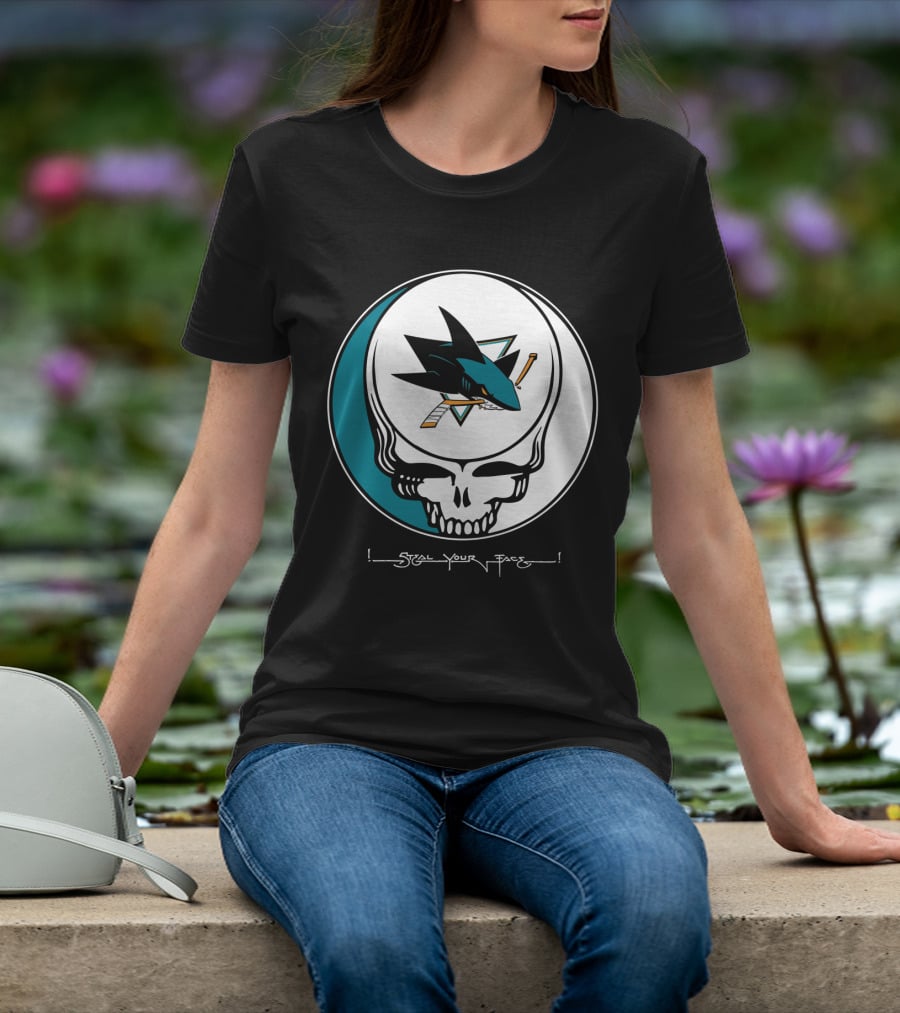 Grateful Dead Steal Your Face San Jose Sharks T-Shirt