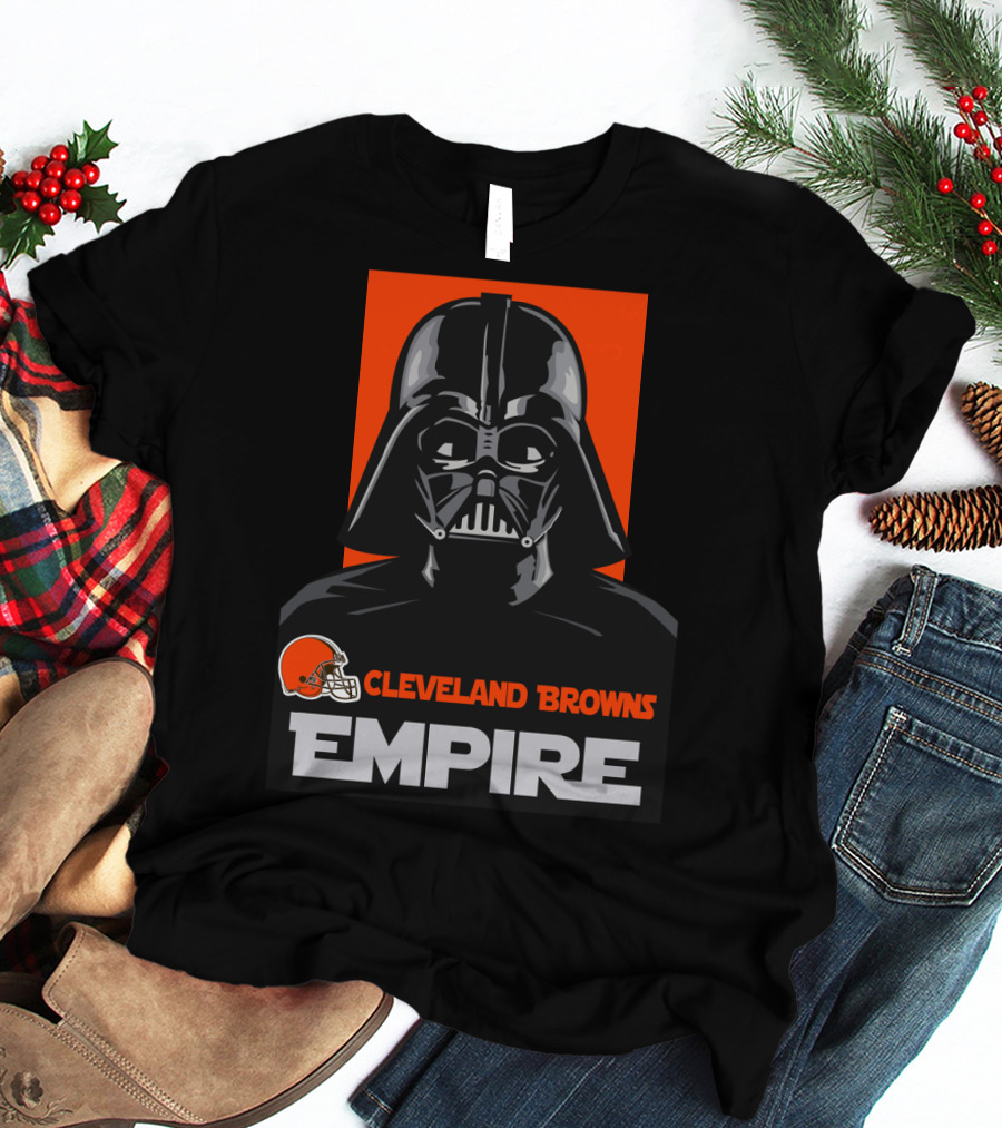 Cleveland Browns Empire Darth Vader Helmet T-Shirt