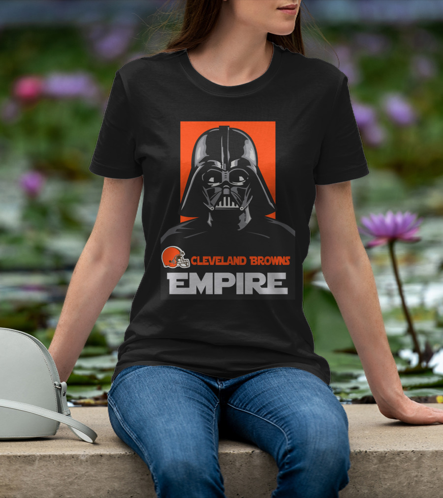 Cleveland Browns Empire Darth Vader Helmet T-Shirt