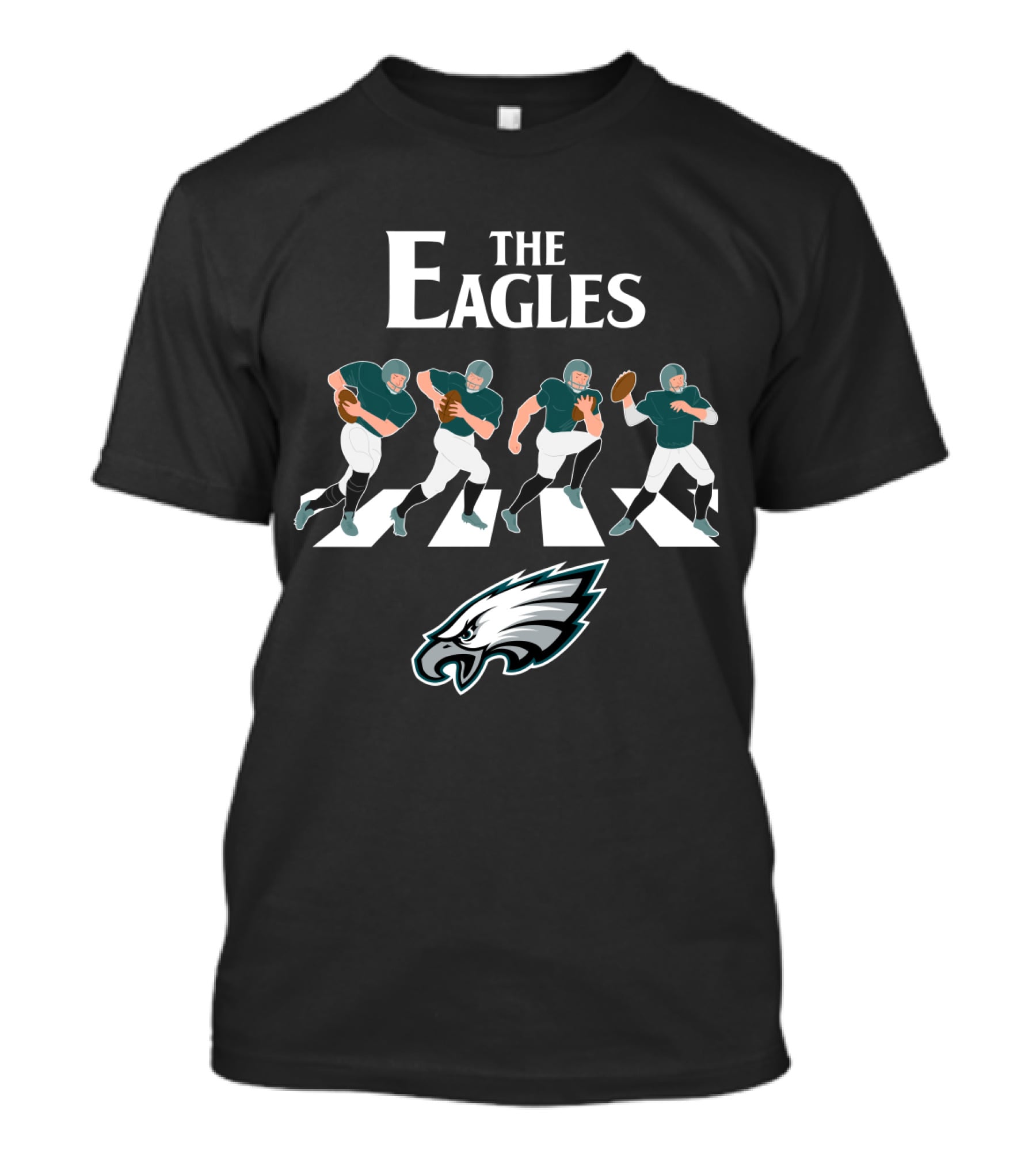 The Eagles Football Abbey Road Philadelphia Eagles T-Shirt