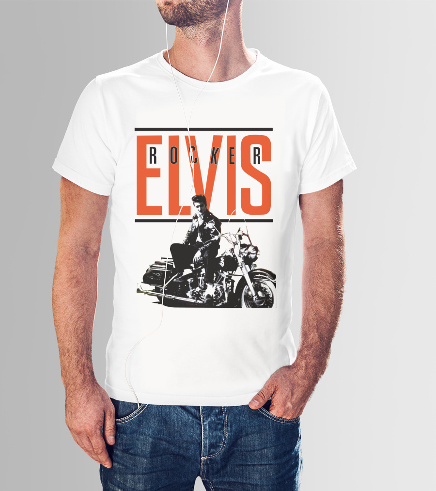 ELVIS Rocker Motorcycle T-Shirt