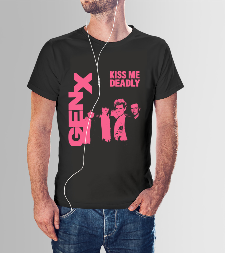 GEN X Kiss Me Deadly Band T-Shirt