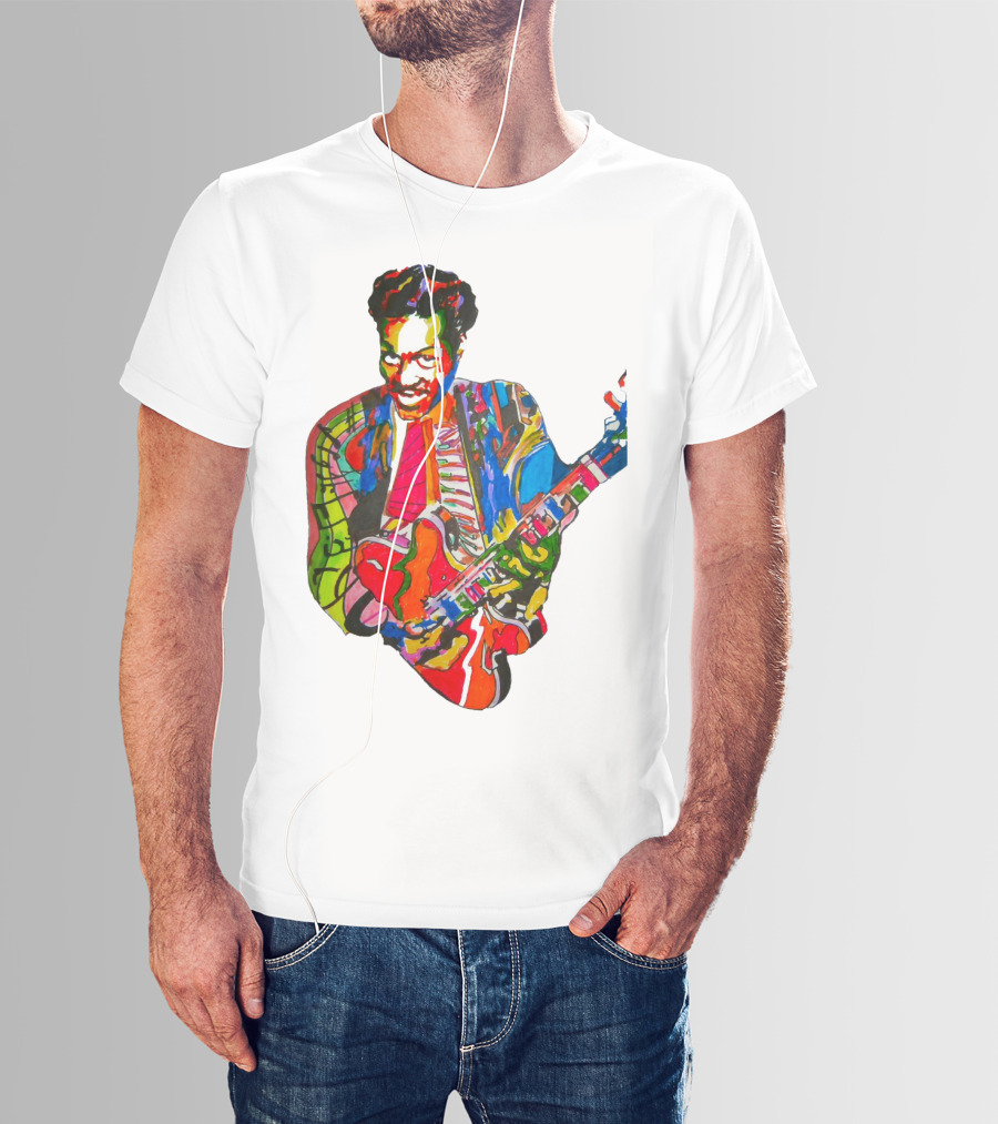 Cbr 03 Psychedelic Guitar Legend Multicolor T-Shirt
