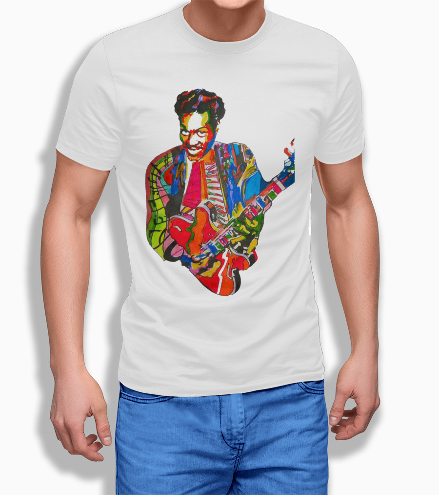 Cbr 03 Psychedelic Guitar Legend Multicolor T-Shirt