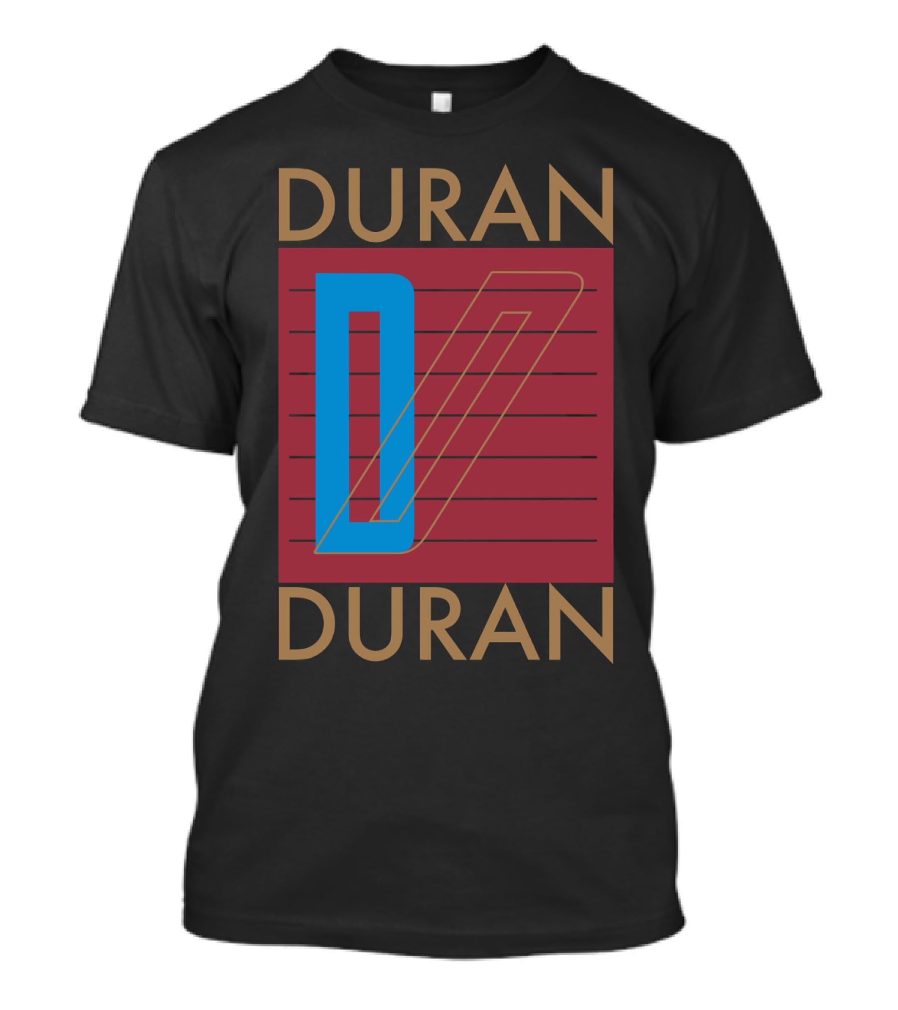 Duran Duran Iconic Logo Design Vintage Style T-Shirt