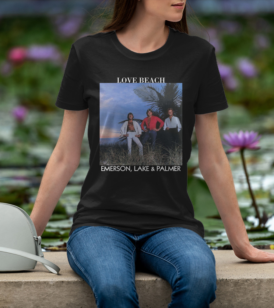 Love Beach Emerson Lake And Palmer Album Cover T-Shirt