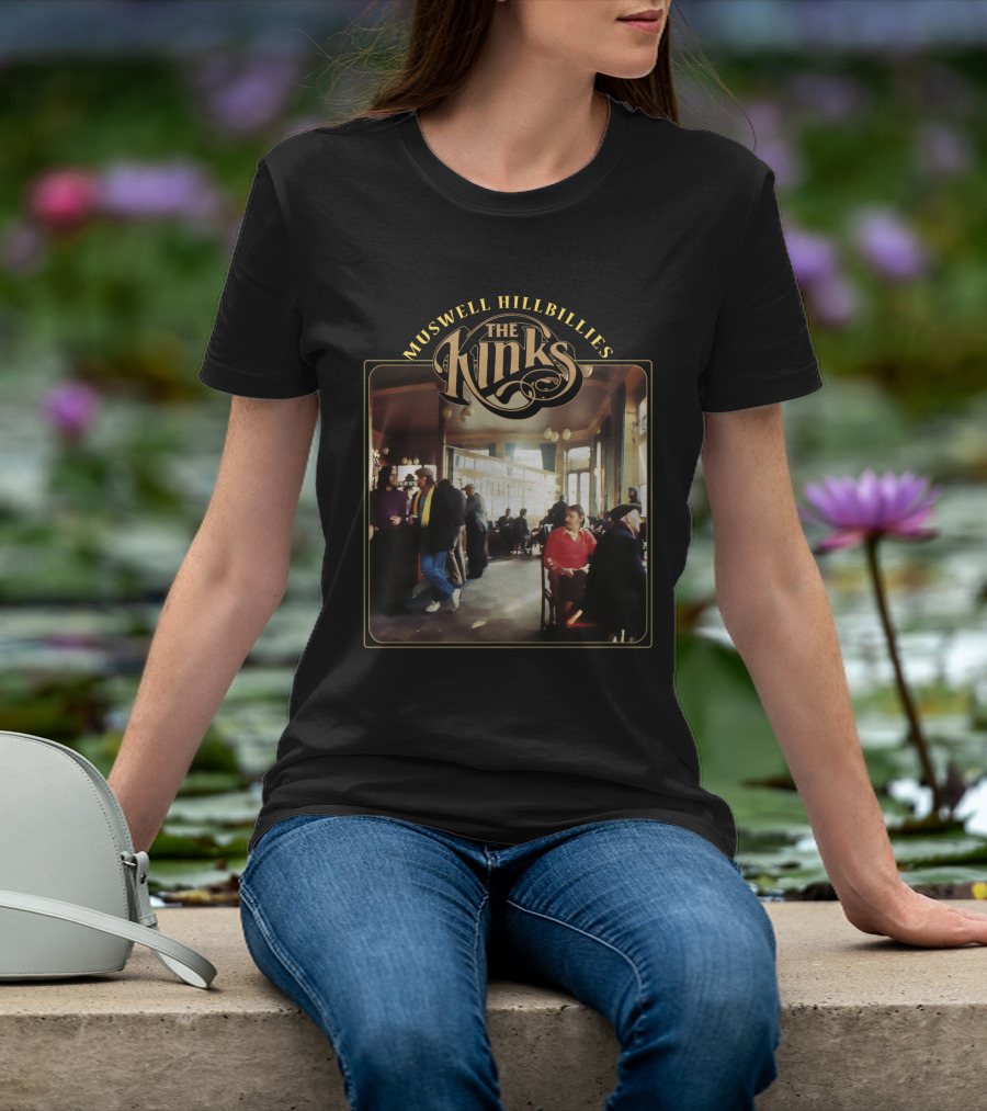 The Kinks Muswell Hillbillies Vintage Album Cover T-Shirt