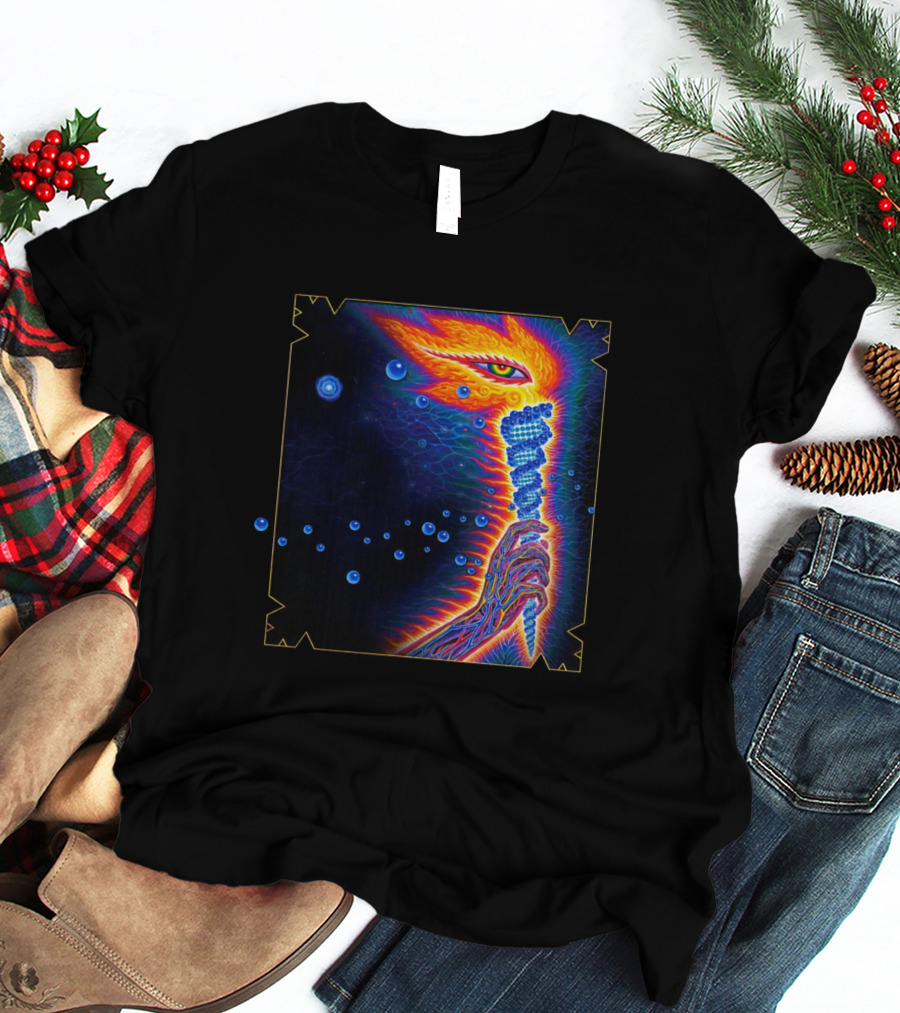 Psychedelic Cosmic Vision With Vibrant Colors T-Shirt