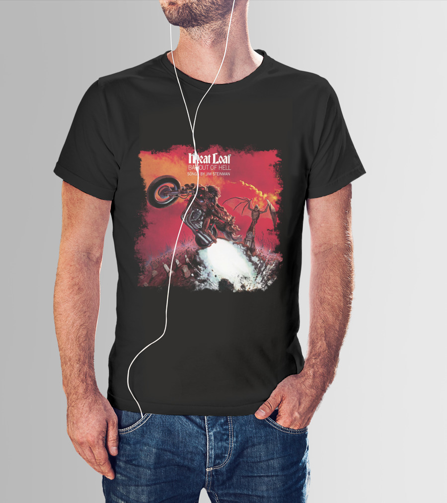 Meat Loaf Bat Out Of Hell Songs By Jim Steinman T-Shirt