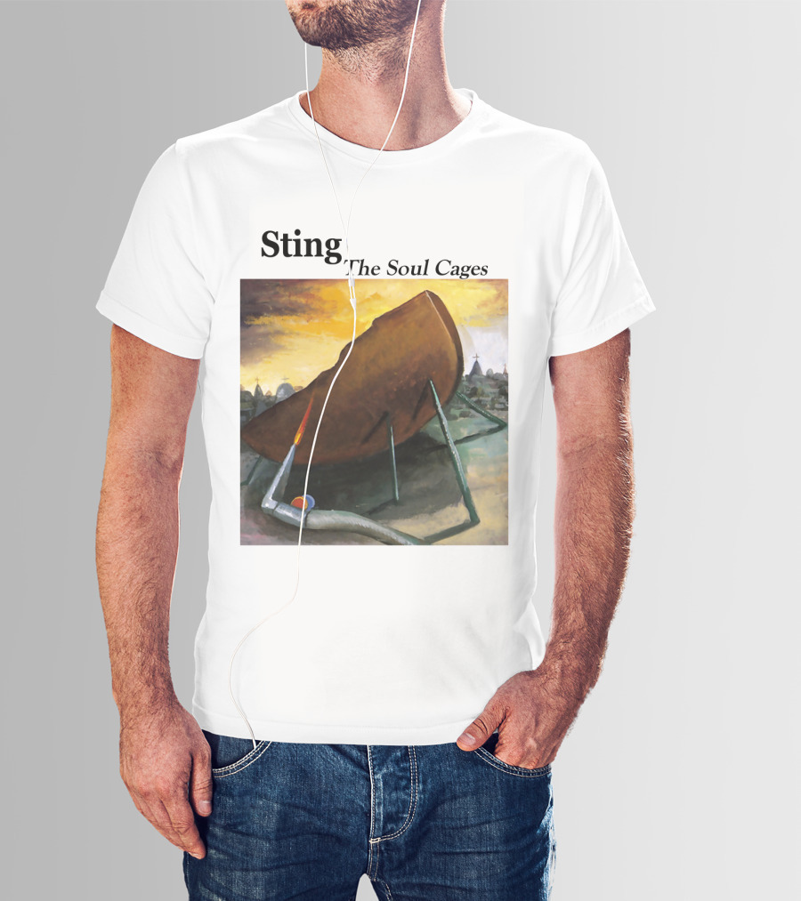 Sting The Soul Cages Album Cover Art T-Shirt