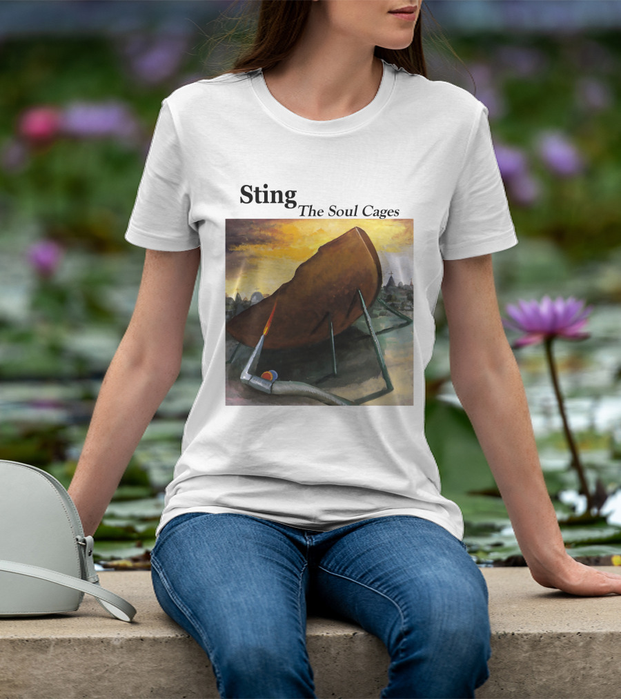 Sting The Soul Cages Album Cover Art T-Shirt