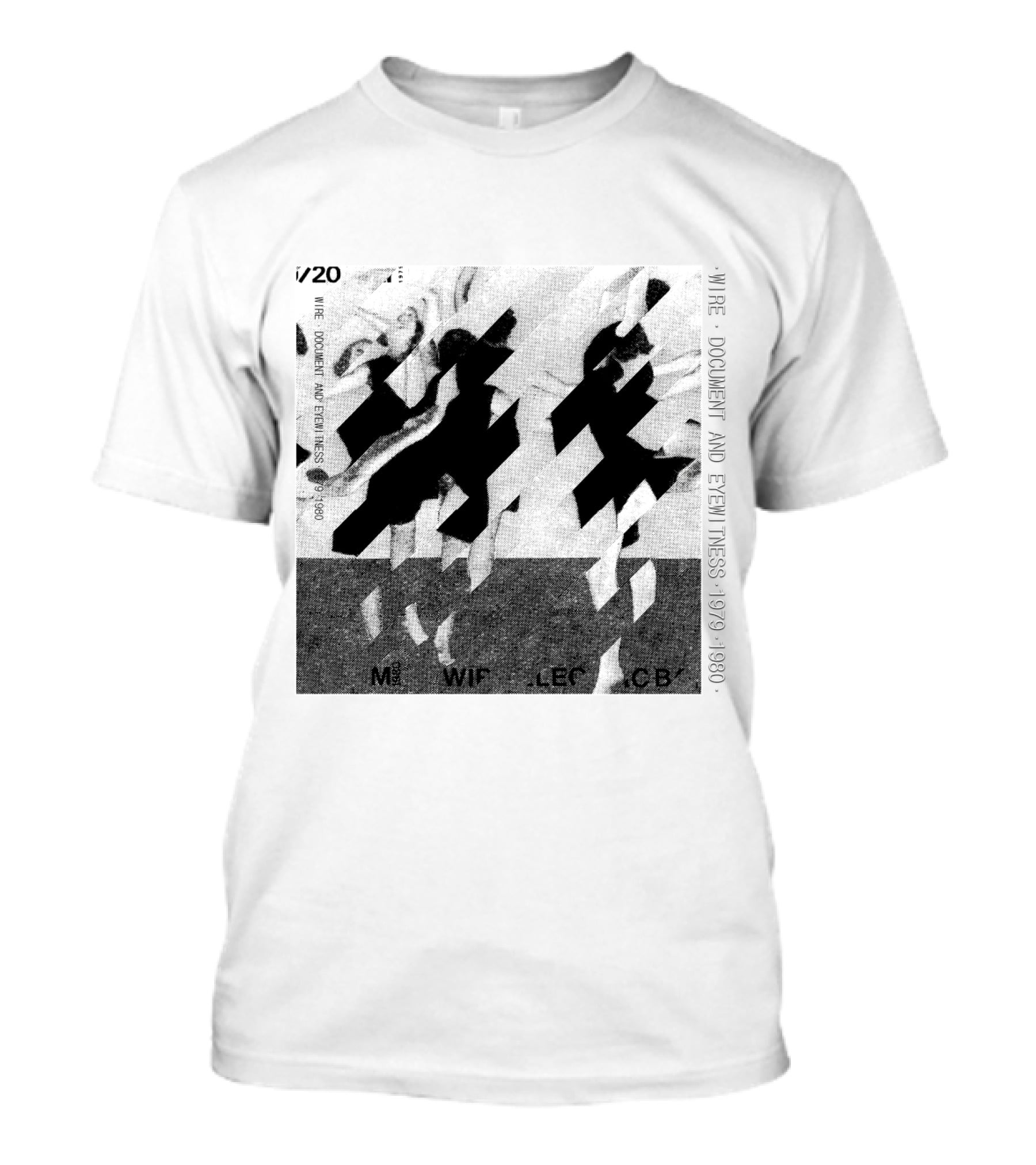 Wire Document And Eyewitness 1979 1980 V/20 M LE CB T-Shirt