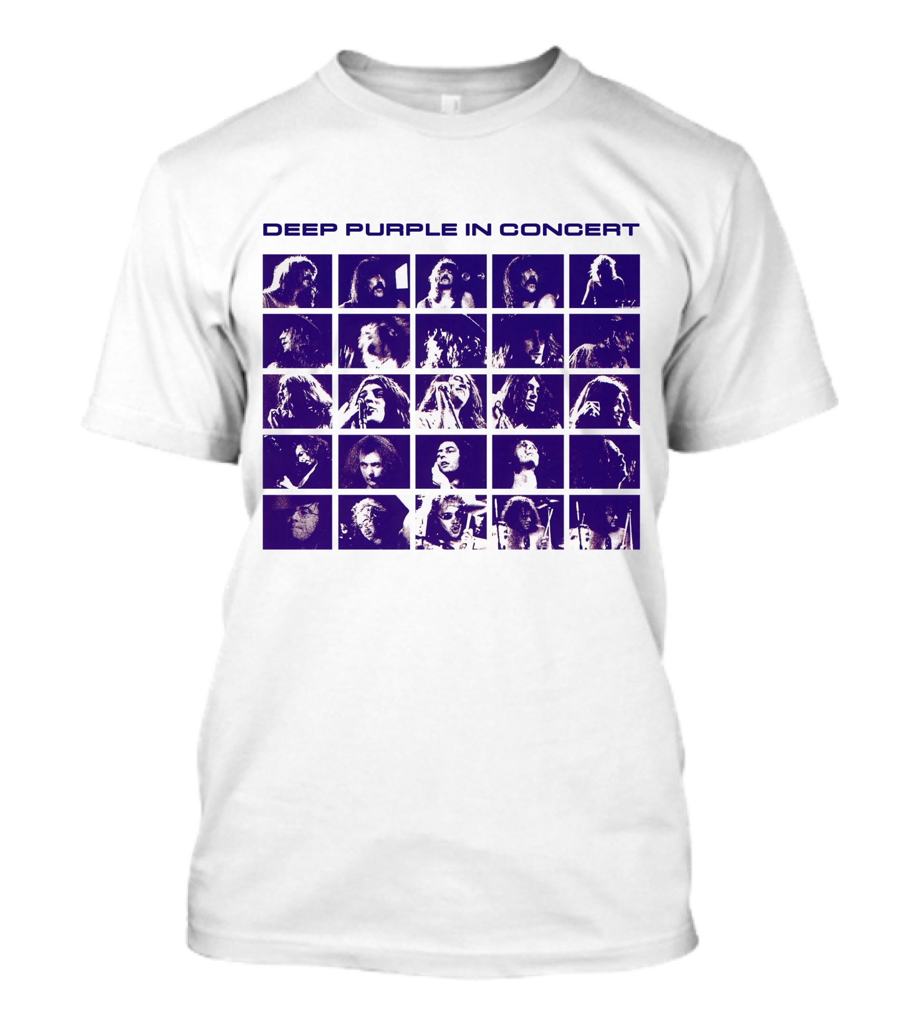 Deep Purple In Concert Grid Photos T-Shirt