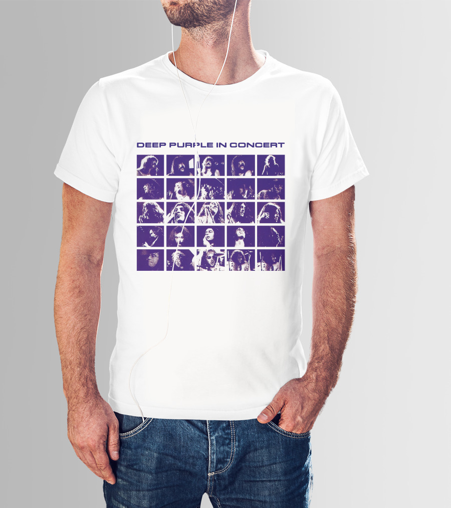 Deep Purple In Concert Grid Photos T-Shirt