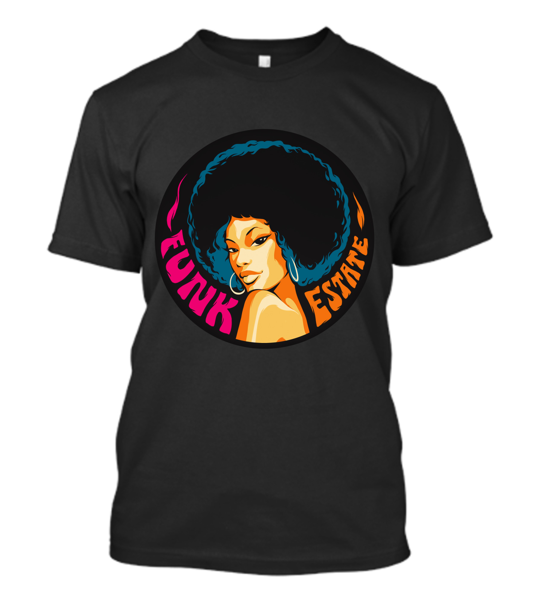 Funk Estate Afro Groove Vintage Style T-Shirt