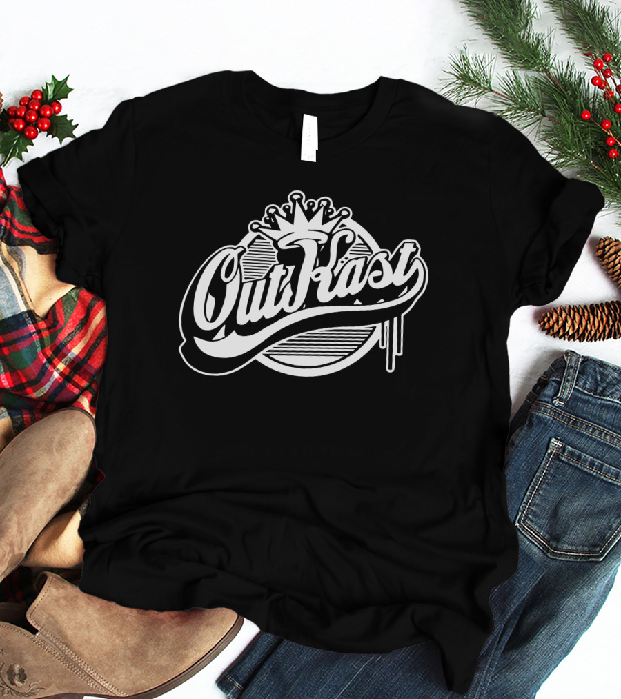 Outkast Retro Style Crowned T-Shirt