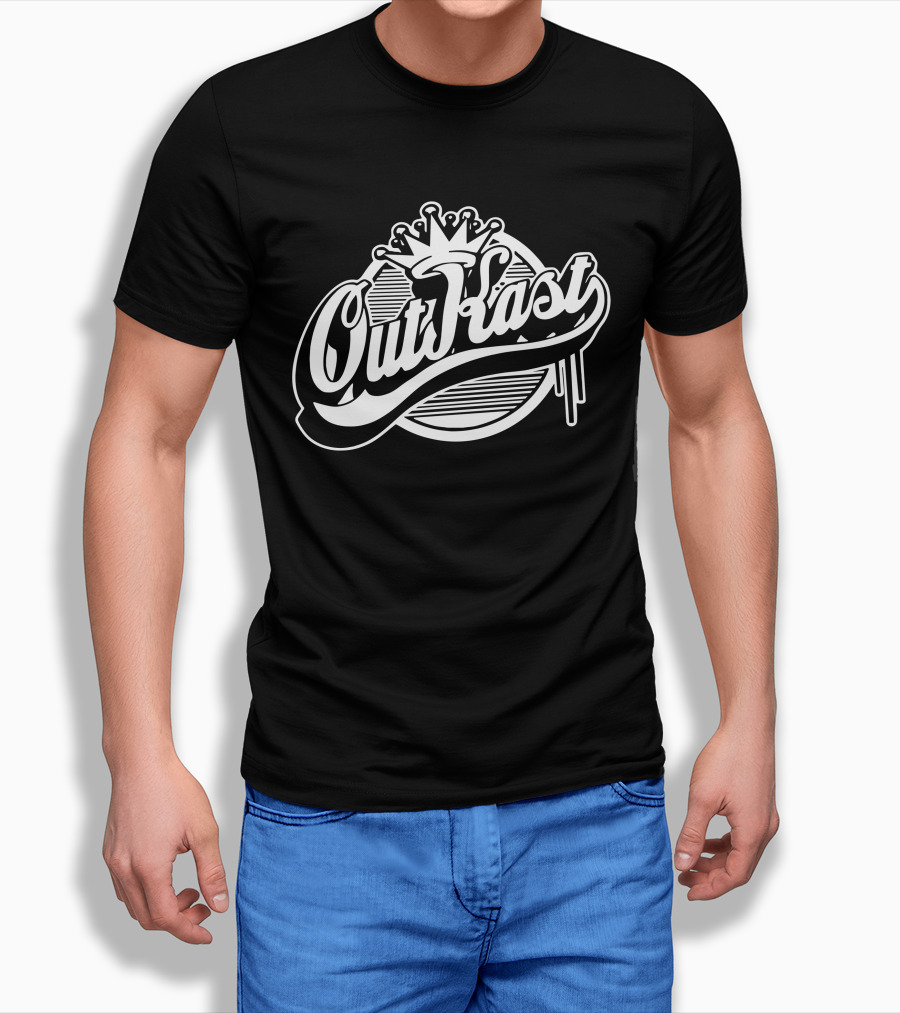 Outkast Retro Style Crowned T-Shirt