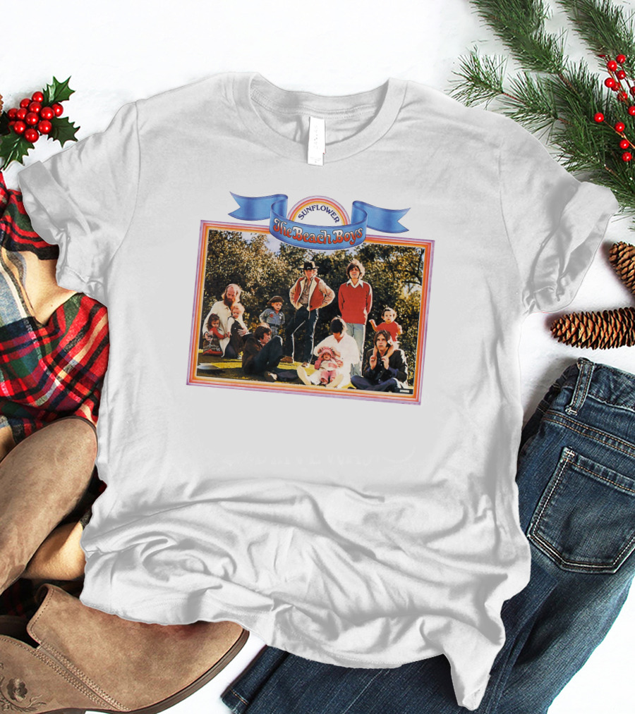 Sunflower The Beach Boys Vintage Album Cover T-Shirt