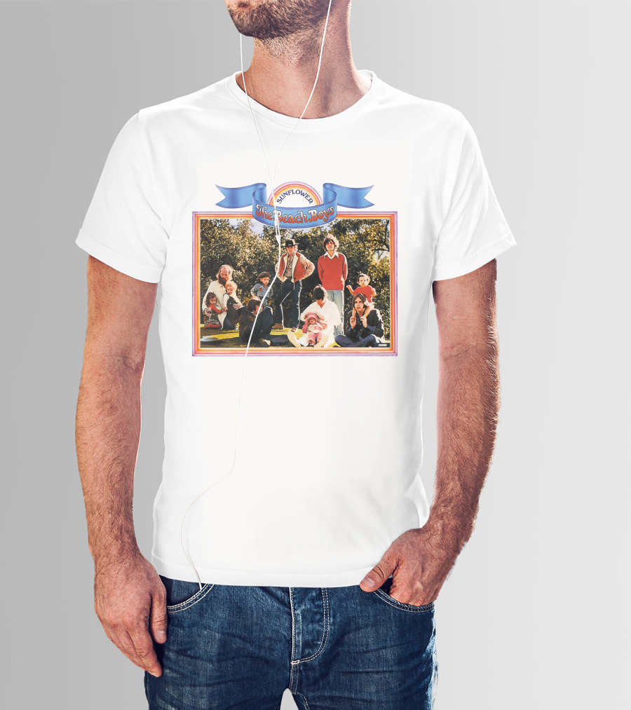 Sunflower The Beach Boys Vintage Album Cover T-Shirt