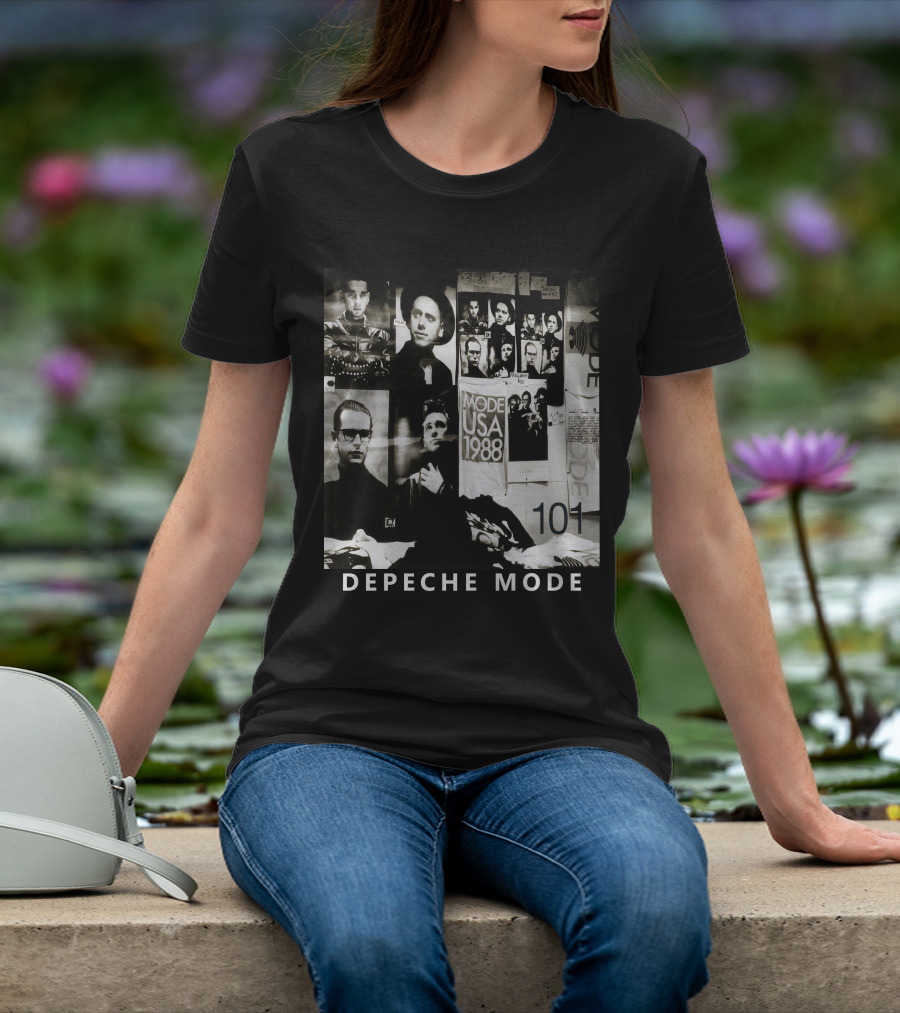 Depeche Mode USA 1988 101 Vintage Collage T-Shirt