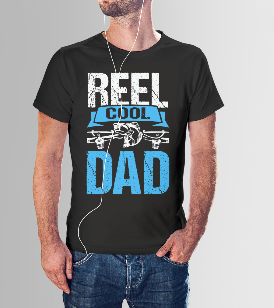 Reel Cool Dad Fishing T-Shirt