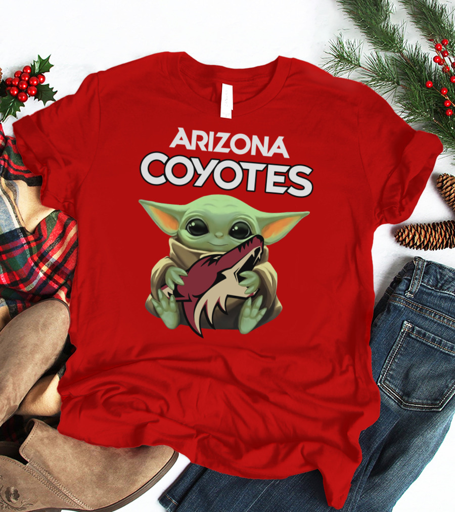 Arizona Coyotes Baby Yoda T-Shirt