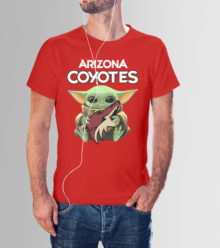 Arizona Coyotes Baby Yoda T-Shirt