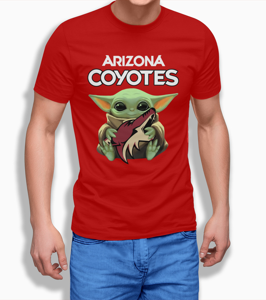Arizona Coyotes Baby Yoda T-Shirt