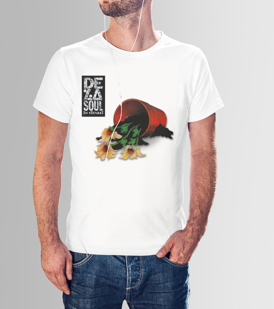 De La Soul Is Dead Flowers Spilling From A Pot T-Shirt