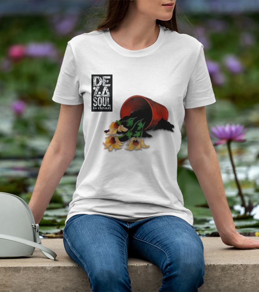 De La Soul Is Dead Flowers Spilling From A Pot T-Shirt