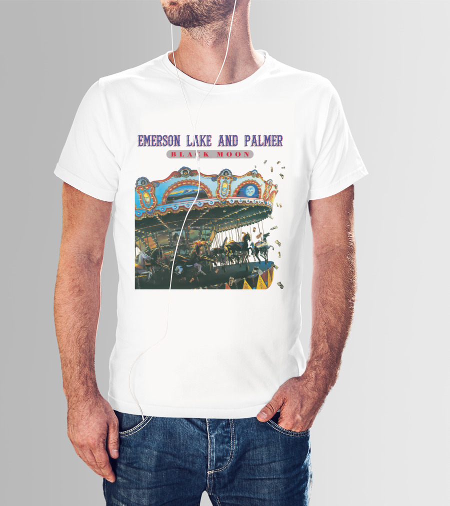 Emerson Lake And Palmer Black Moon Carousel T-Shirt