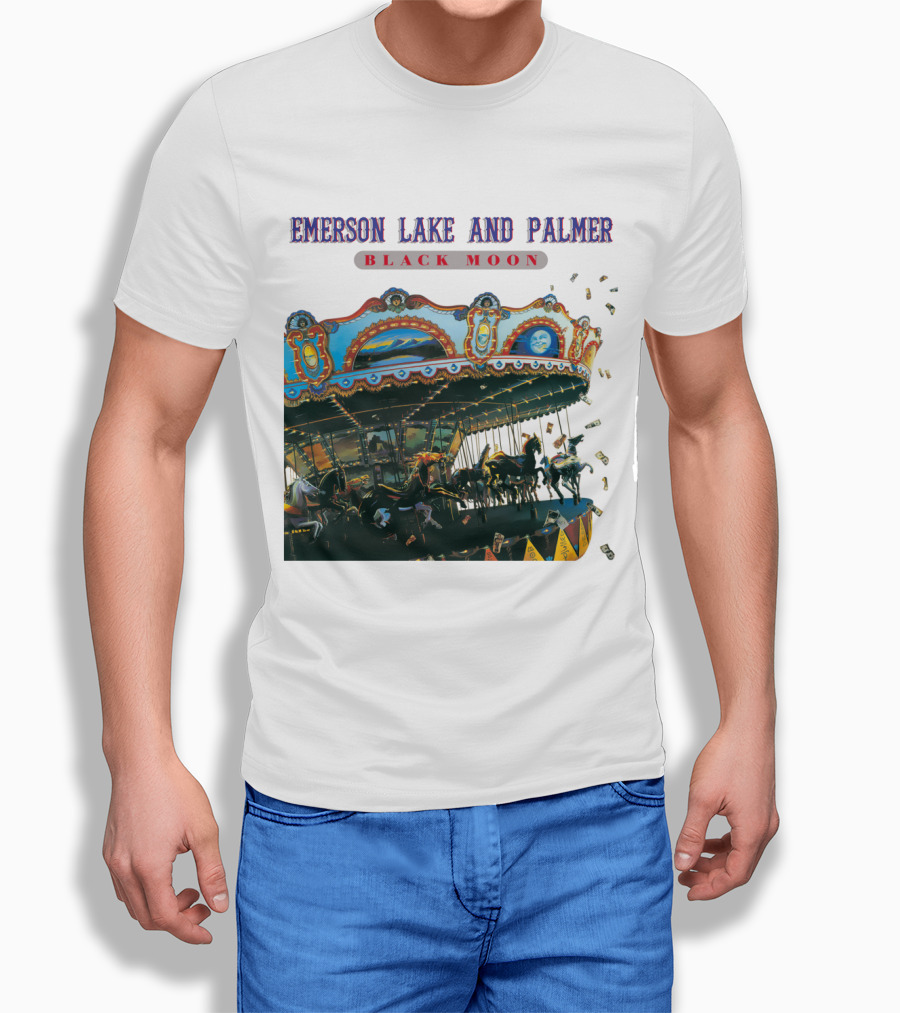 Emerson Lake And Palmer Black Moon Carousel T-Shirt