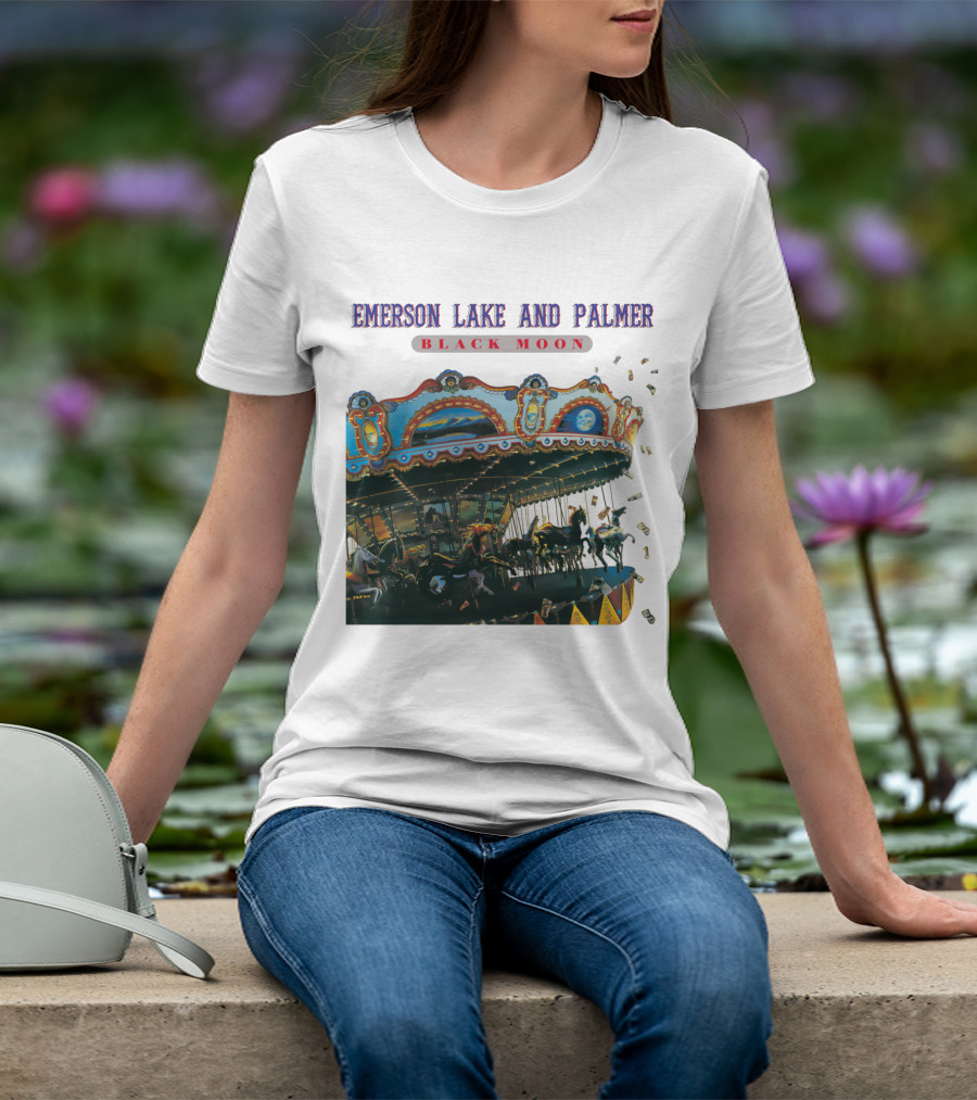 Emerson Lake And Palmer Black Moon Carousel T-Shirt