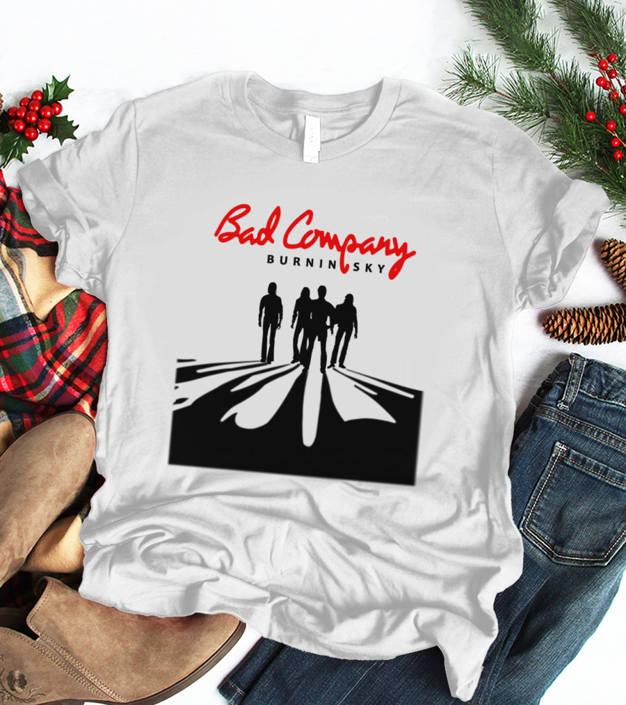 Bad Company Burnin' Sky Silhouette Walkway T-Shirt