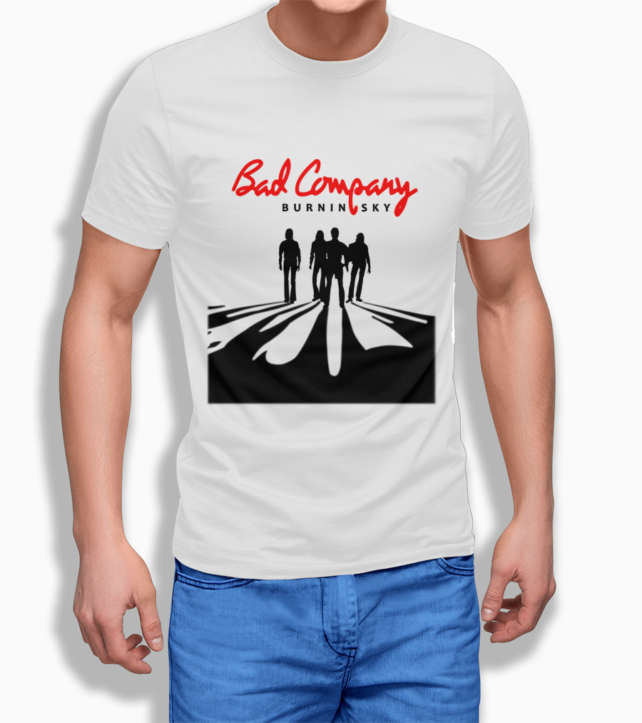 Bad Company Burnin' Sky Silhouette Walkway T-Shirt