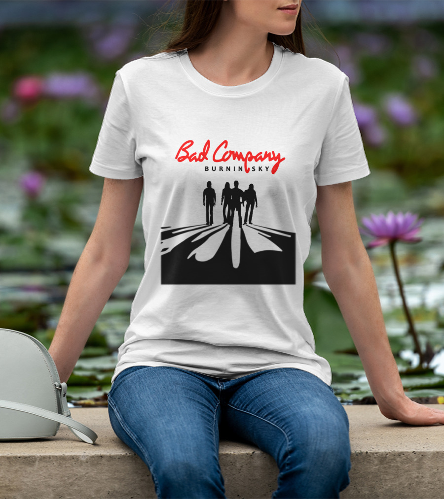 Bad Company Burnin' Sky Silhouette Walkway T-Shirt