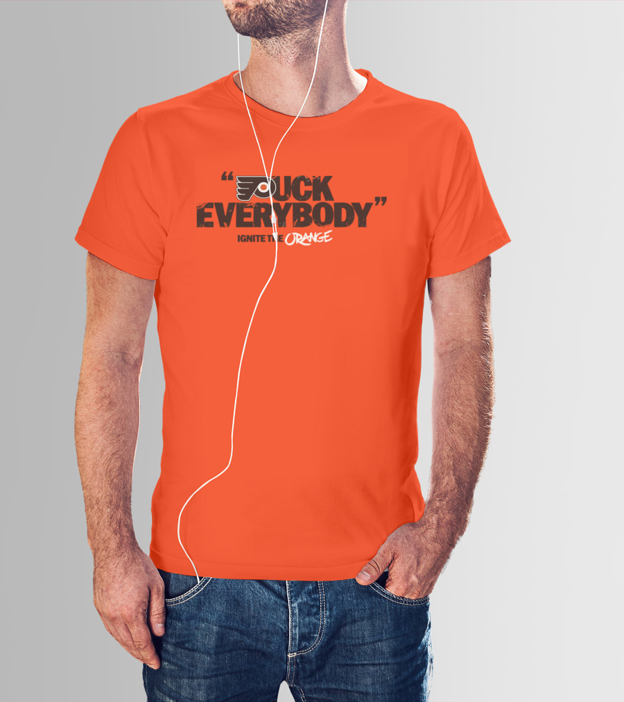 Philadelphia Flyers Puck Everybody Ignite The Orange T-Shirt