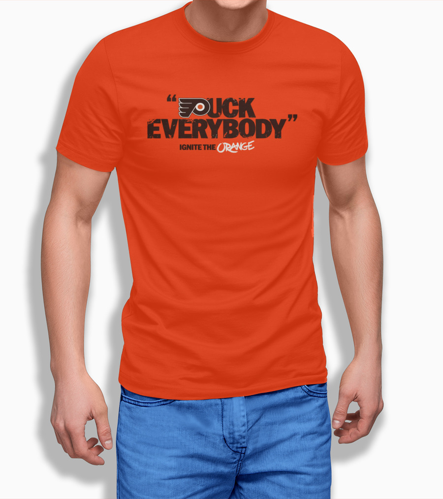 Philadelphia Flyers Puck Everybody Ignite The Orange T-Shirt
