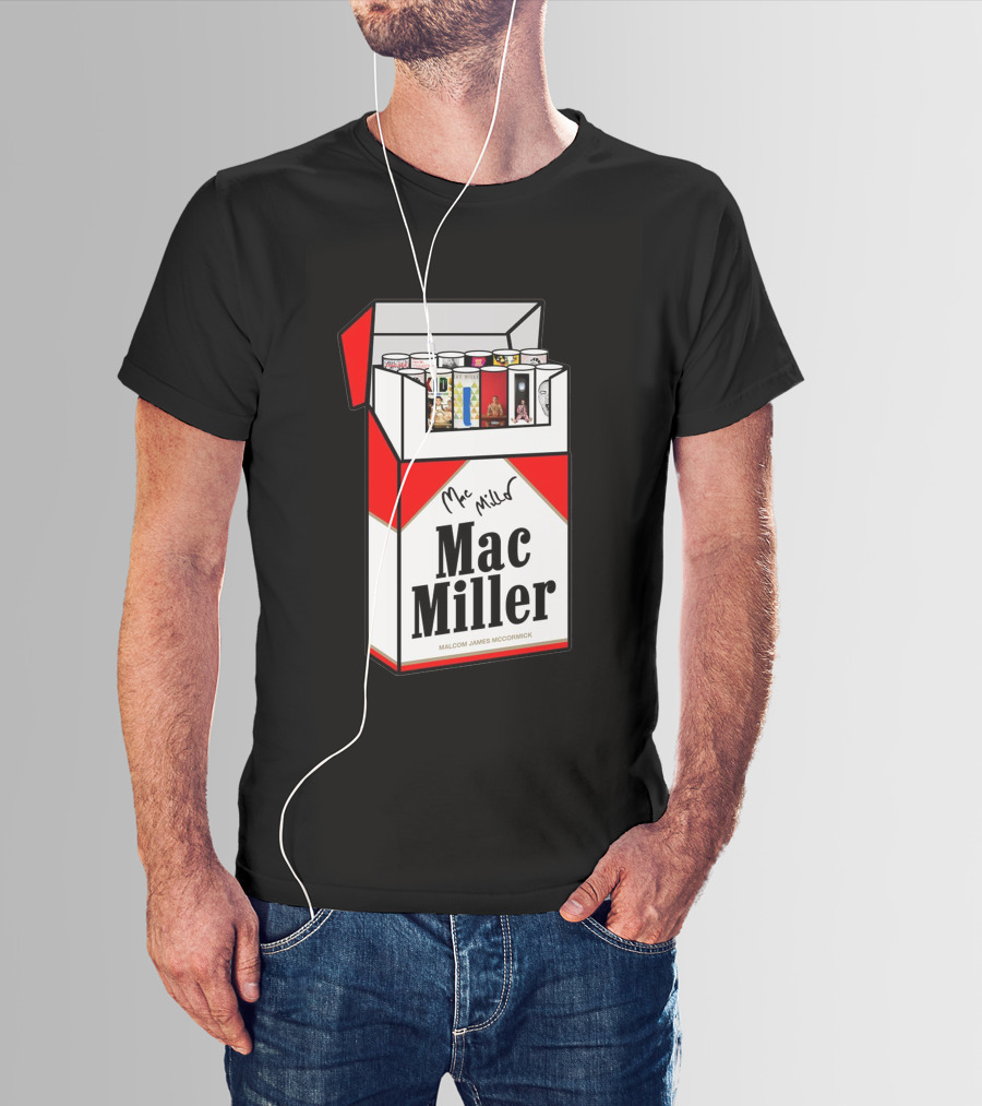 Mac Miller Malcolm James Mccormick Album Pack T-Shirt