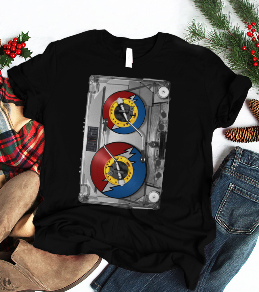Grateful Dead Cassette Tape Retro Vibe T-Shirt