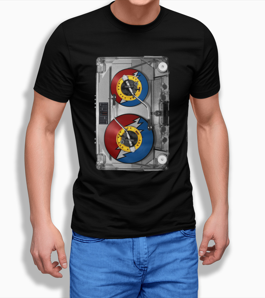 Grateful Dead Cassette Tape Retro Vibe T-Shirt
