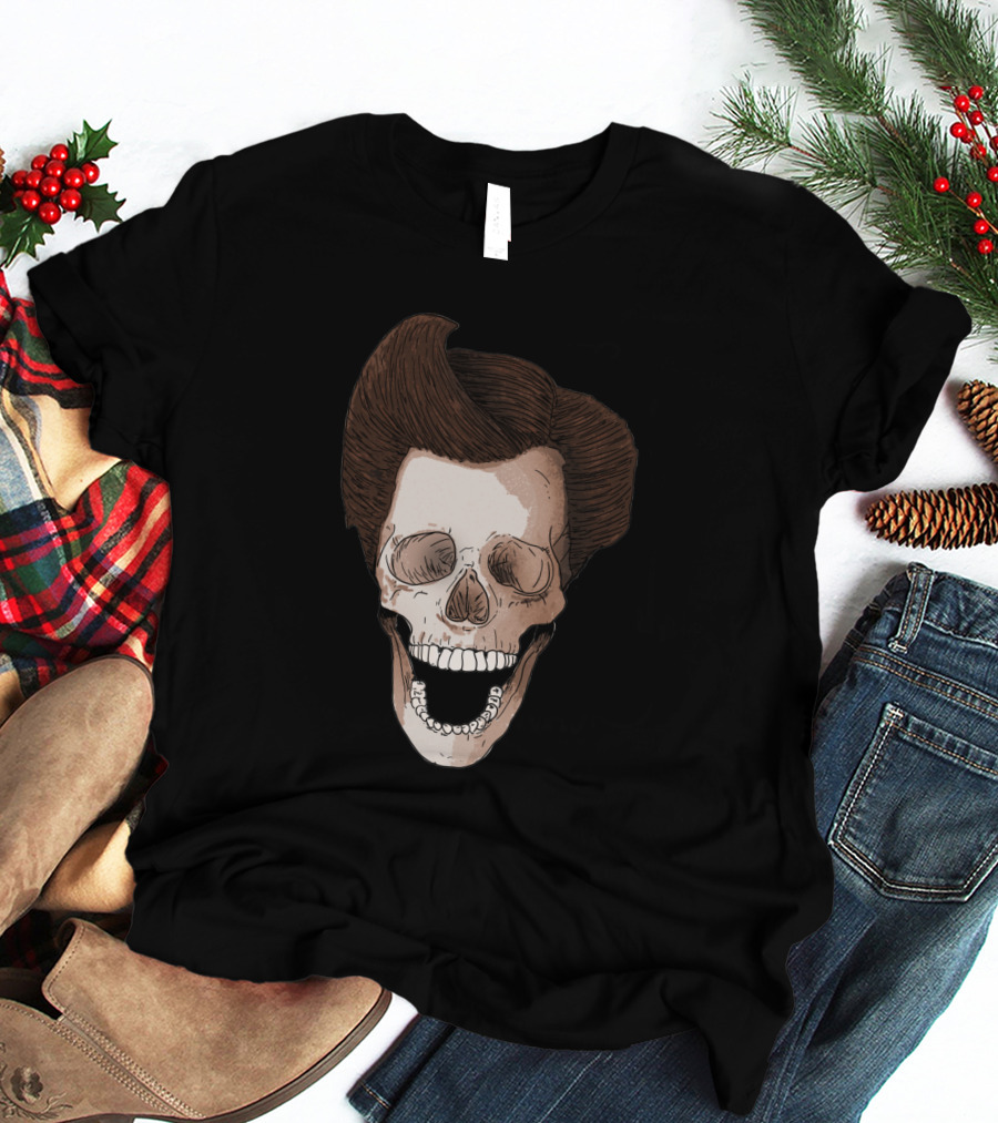 Alrighty Then Skull With Iconic Hair Style 1727902 T-Shirt