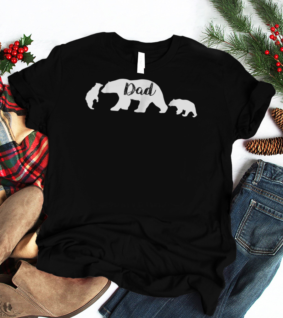 Dad Bear With Bear Cubs T-Shirt