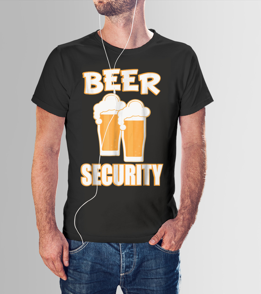 Beer Security Cool Dad T-Shirt