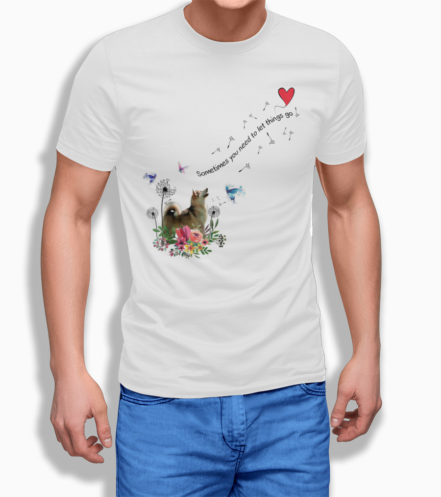 Alaskan Malamute Dog Sometimes You Need To Let Things Go T-Shirt
