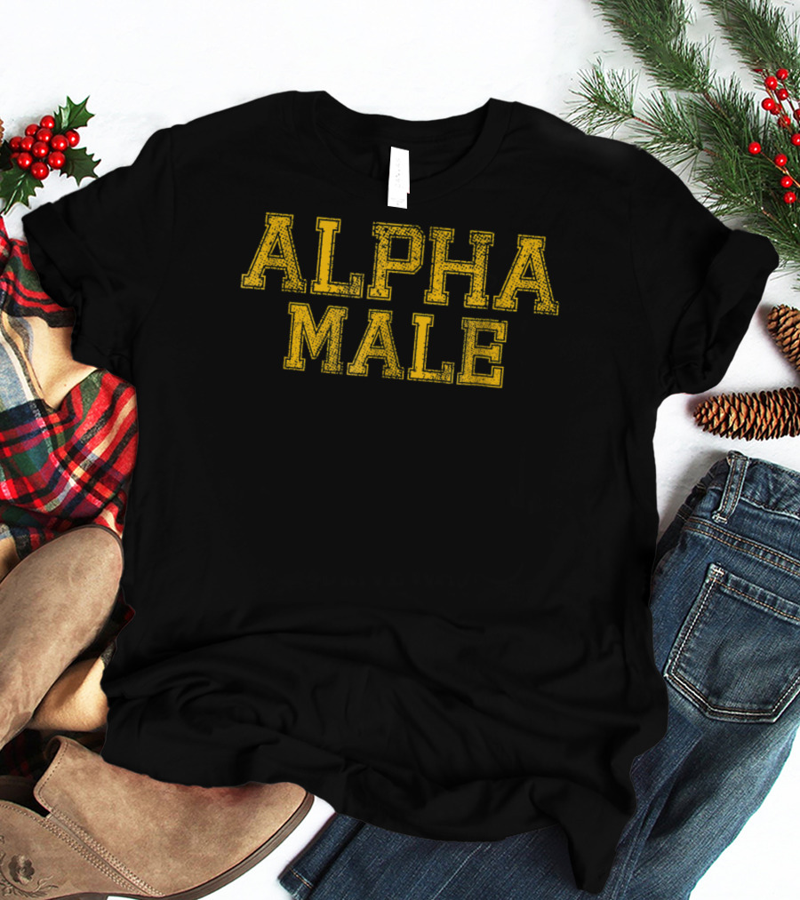 Alpha Male Dad Matching Family Halloween T-Shirt
